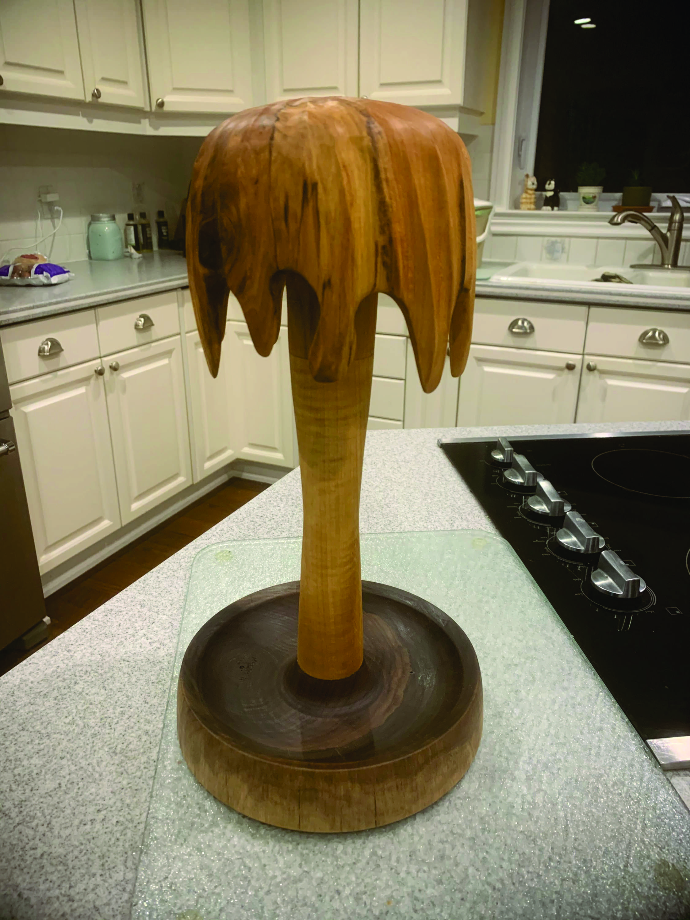 A wig stand I recently made for a friend